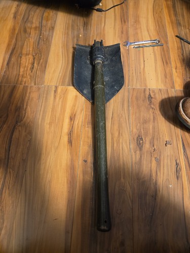 Vintage 1945 entrenching tool - vintage,